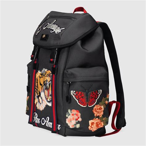 gucci backpack with embroidery price|Gucci backpack for cheap.